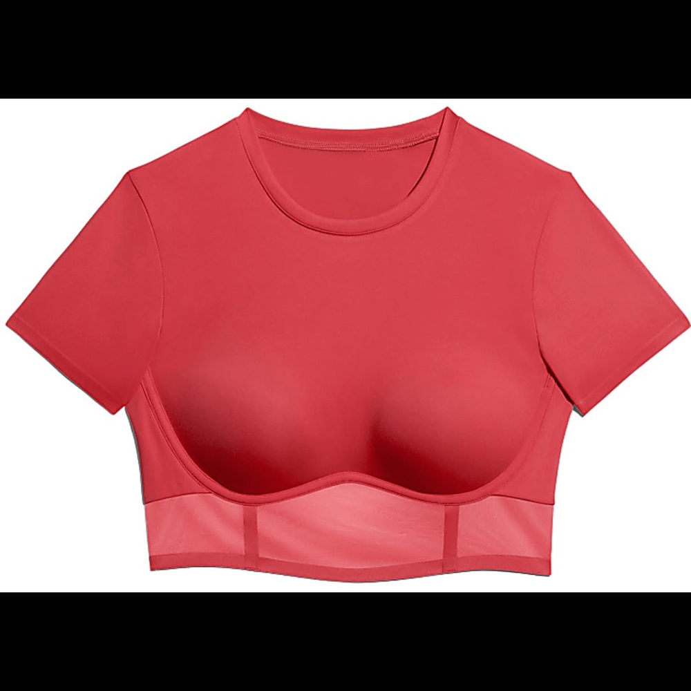 Ivy Park Coral Corset Top NWT